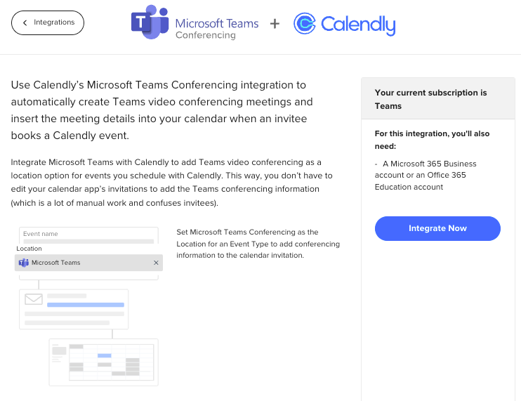 Calendly Microsoft Teams Integration .png