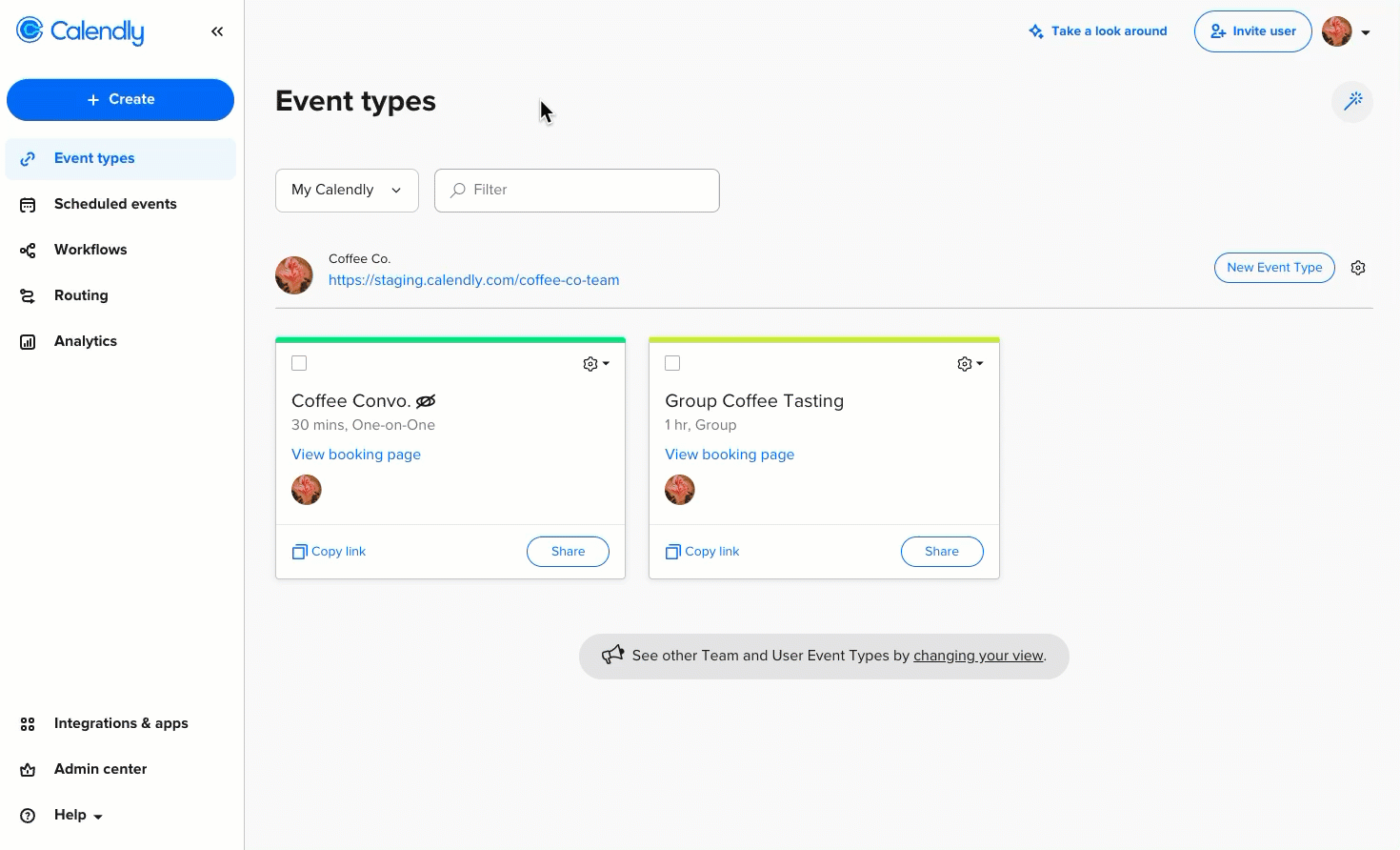 Setting up your first Calendly Event .gif