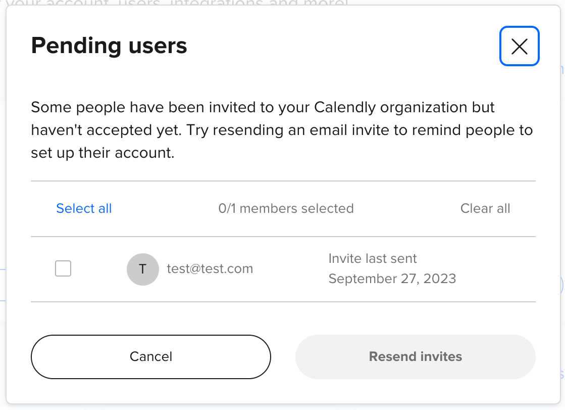 Calendly's admin dashboard Help Center