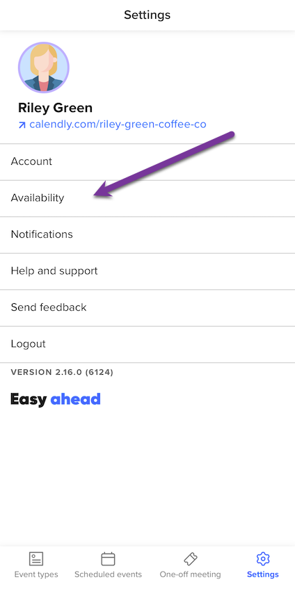 Calendly Mobile Settings Direct To Availability.png
