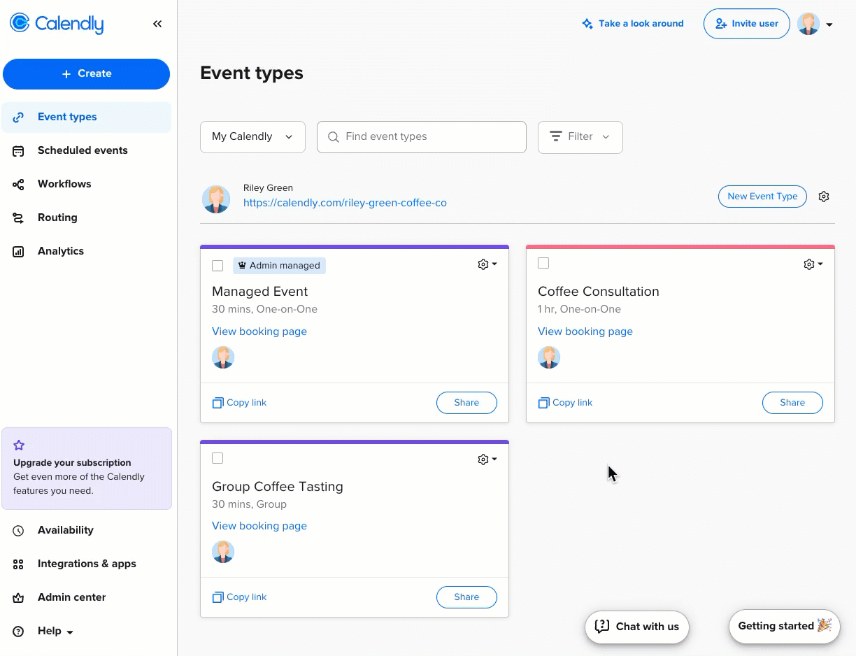 Add custom link to Calendly scheduling page.gif