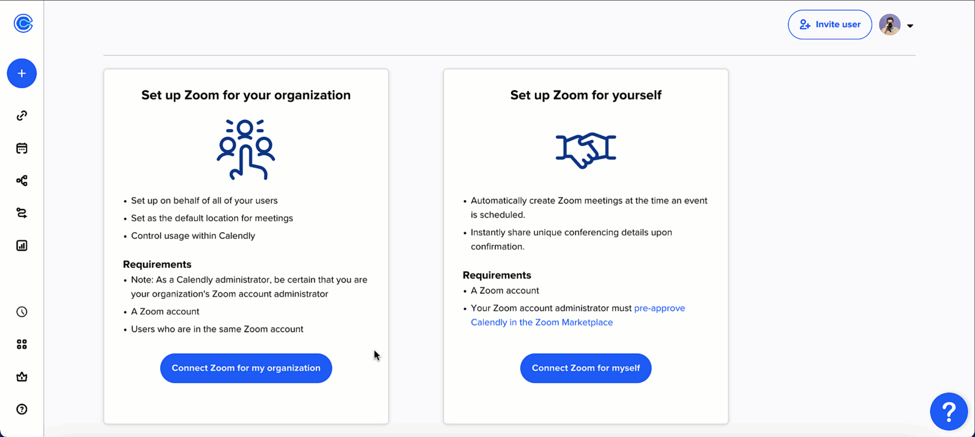 gif of selecting the option to enable zoom for your organization