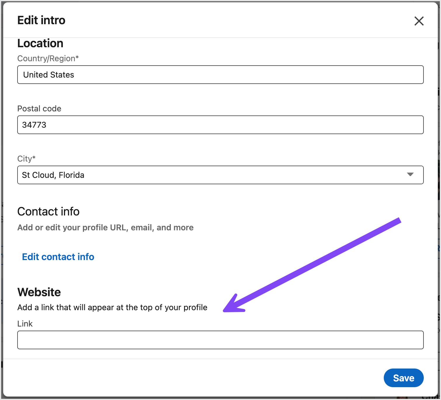 Sitio Web: añade la URL de Calendly .png