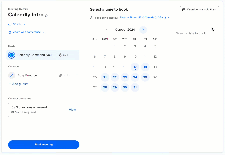 Override available times from contacts.gif