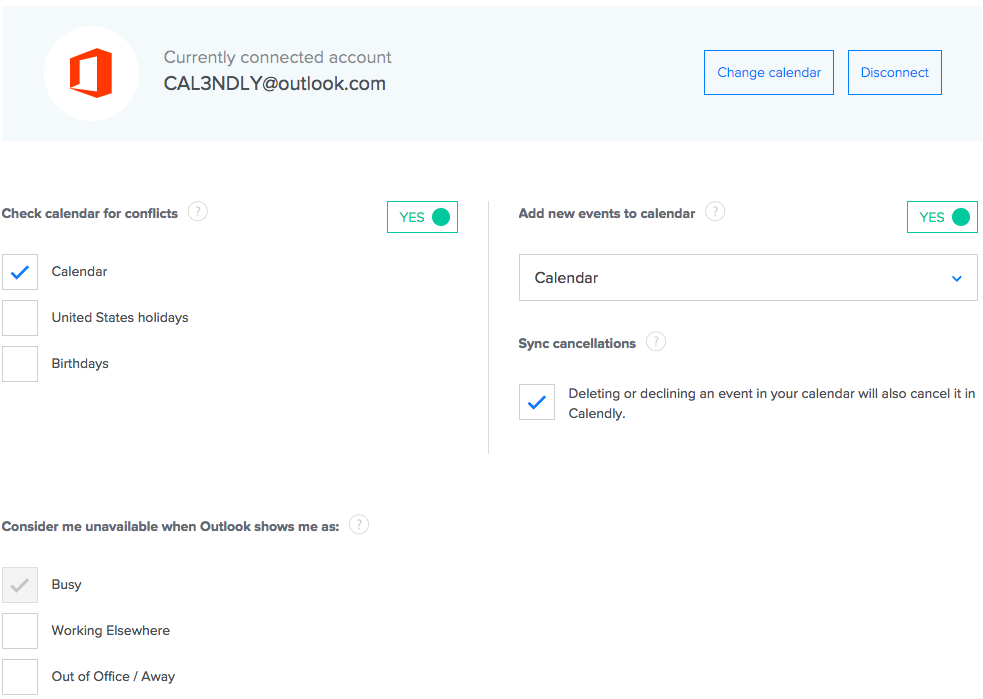 Getting Started With Office 365 Or Outlook Knowledge Base Calendly