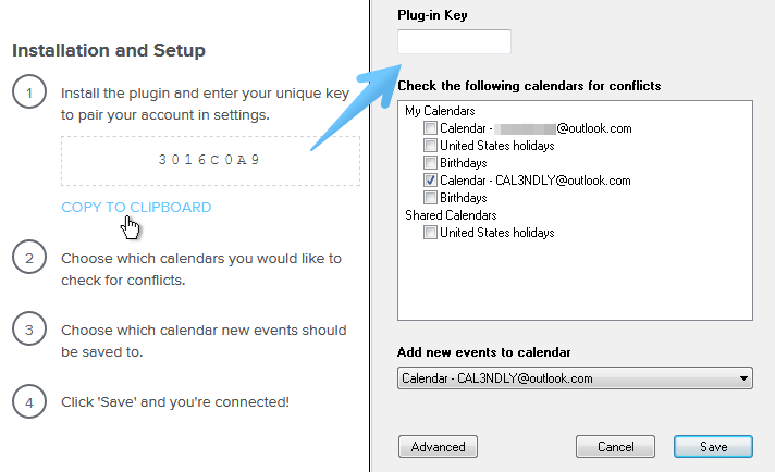 calendly sync with outlook