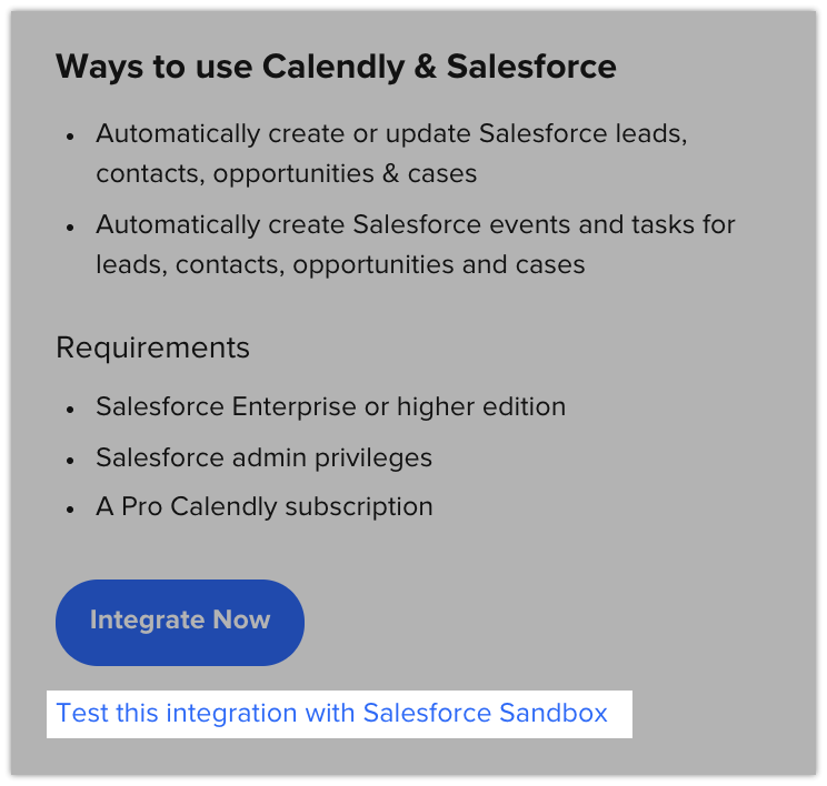 How to install the Calendly package in your Salesforce sandbox