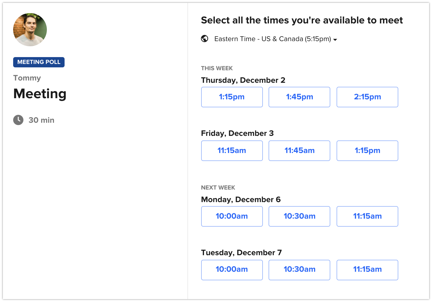 Getting started with meeting polls Help Center