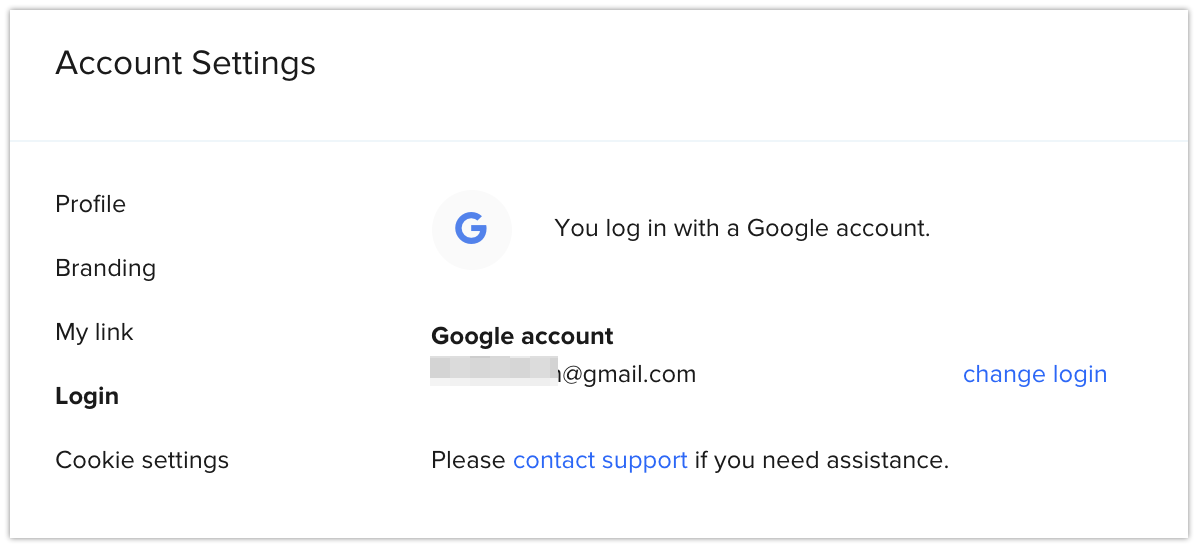 Change Your Login Email Or Login Method Help Center